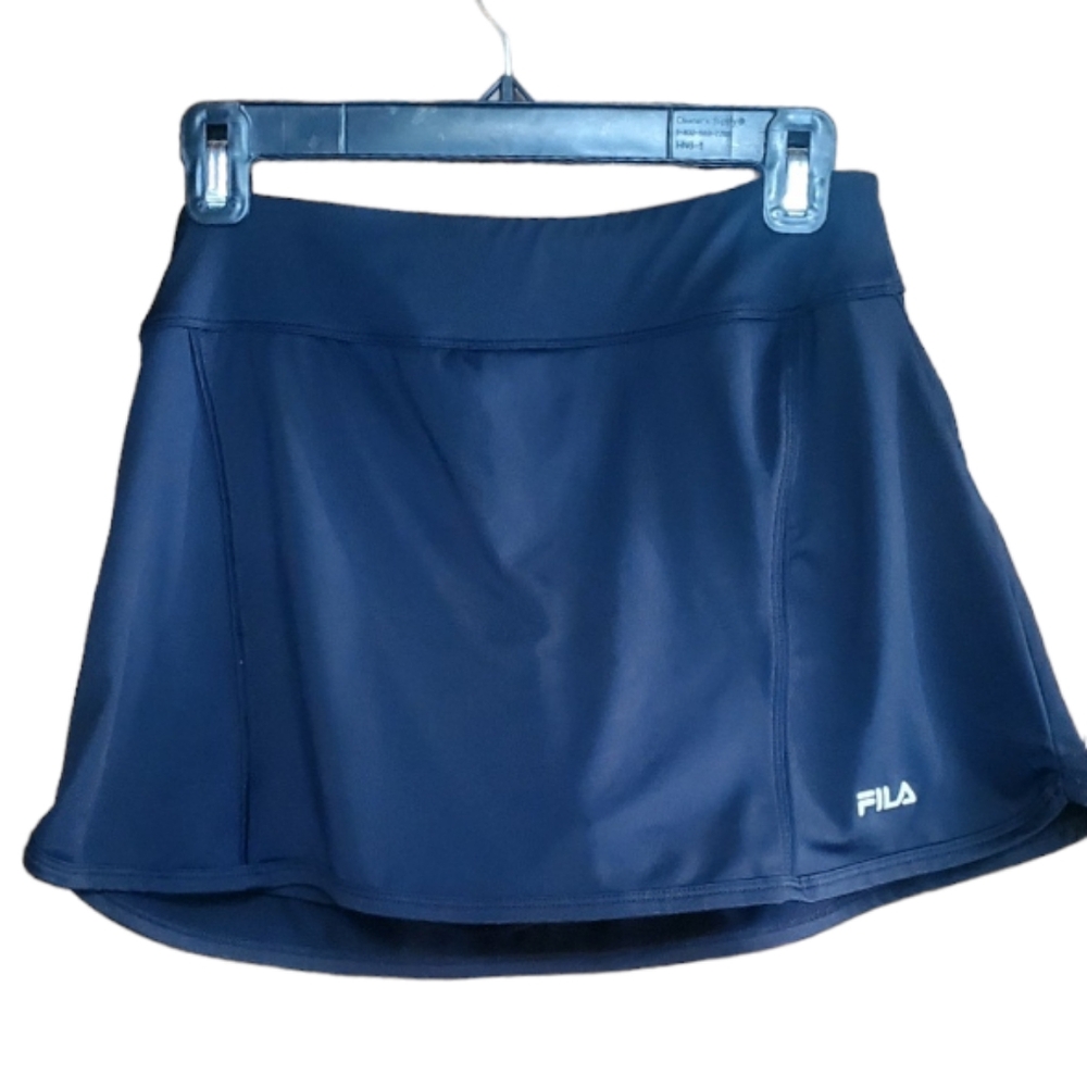 Fila Black Athletic Skort Swim Skirt Size Small